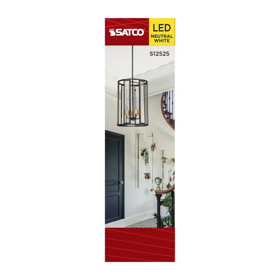 8 Watt T10 LED - Medium Base - Clear - 3500K CCT - 120 Volt - Image 3