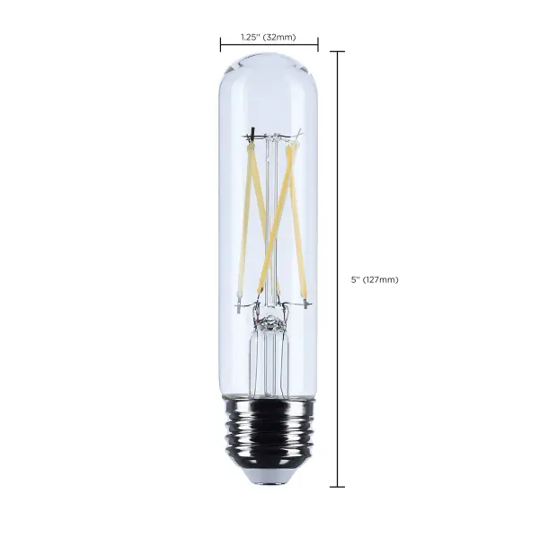 8 Watt T10 LED - Medium Base - Clear - 3500K CCT - 120 Volt - Image 8