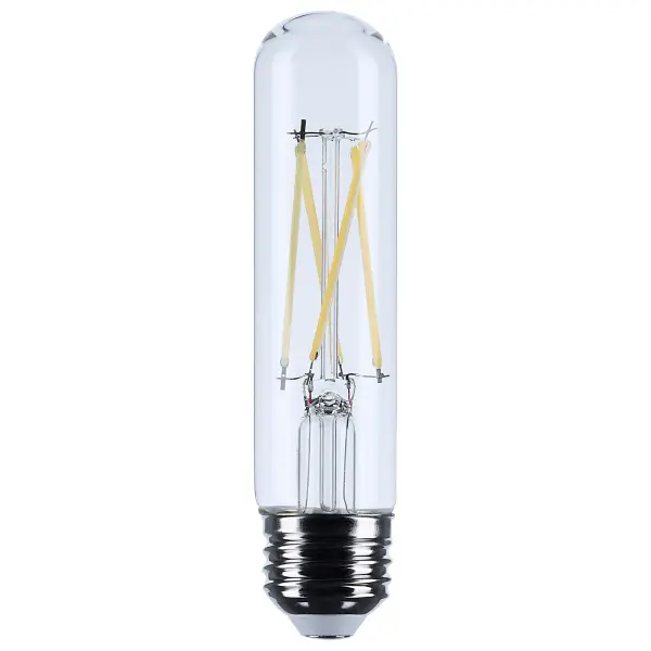Satco's 8-watt, LED lamp is traditional, yet contemporary with its vintage style and energy saving LED technology. Elegantly illuminate any room in the house with this dimmable, clear bulb. Sophisticated and modern, this lamp delivers 15,000 hours of natural light.