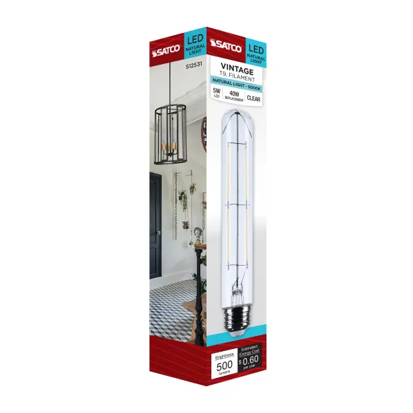 5 Watt T9 LED - Medium Base - Clear - 5000K CCT - 120 Volt - Image 6