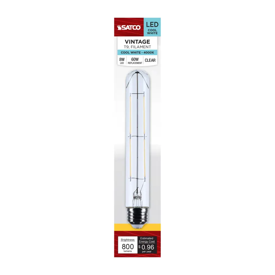 8 Watt T9 LED - Medium Base - Clear - 4000K CCT - 120 Volt - Image 2