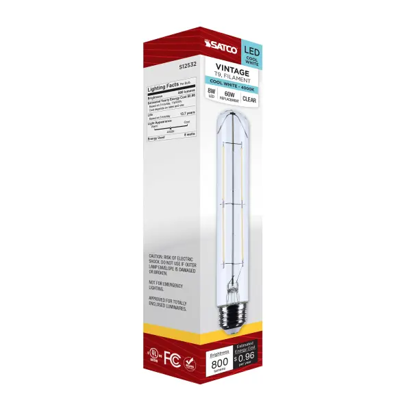 8 Watt T9 LED - Medium Base - Clear - 4000K CCT - 120 Volt - Image 6