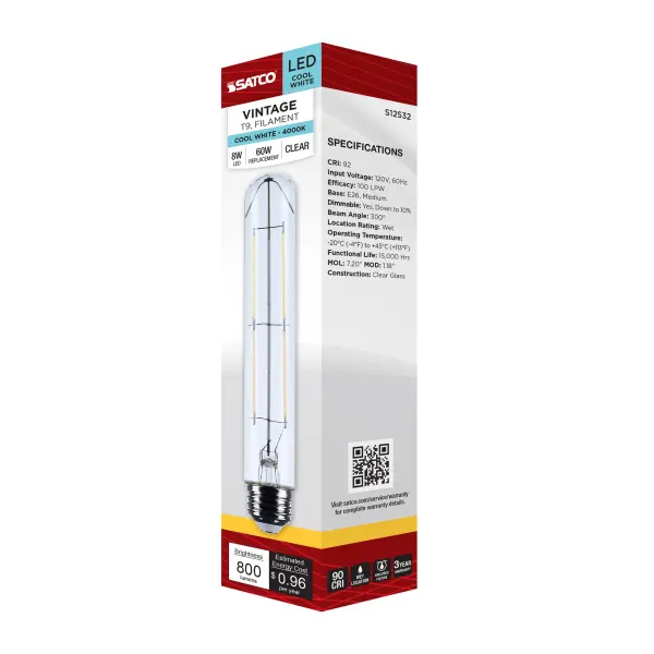 8 Watt T9 LED - Medium Base - Clear - 4000K CCT - 120 Volt - Image 7