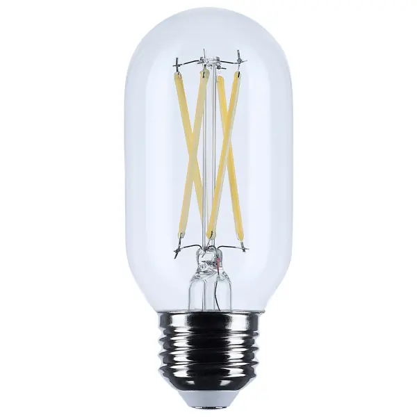 Satco's 5.5-watt, LED lamp is traditional, yet contemporary with its vintage style and energy saving LED technology. Elegantly illuminate any room in the house with this dimmable, clear bulb. Sophisticated and modern, this lamp delivers 15,000 hours of soft white light.