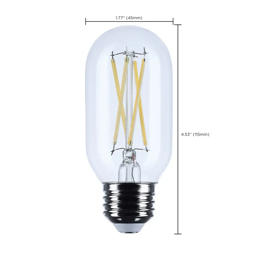 5.5 Watt T14 LED - Medium Base - Clear - 3000K CCT - 120 Volt - Image 9