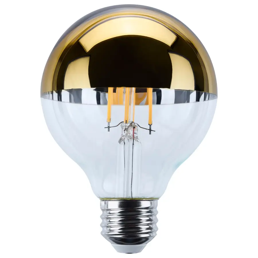 5.5 Watt G25 LED - Medium Base - 2700K CCT - Gold Crown - 60 Watt Replacement - Image 1