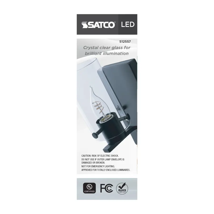 4 Watt CA11 LED - Reminiscent - Flex Gray Coil Filament - E26 - 3000K - 120 Volt - Image 6