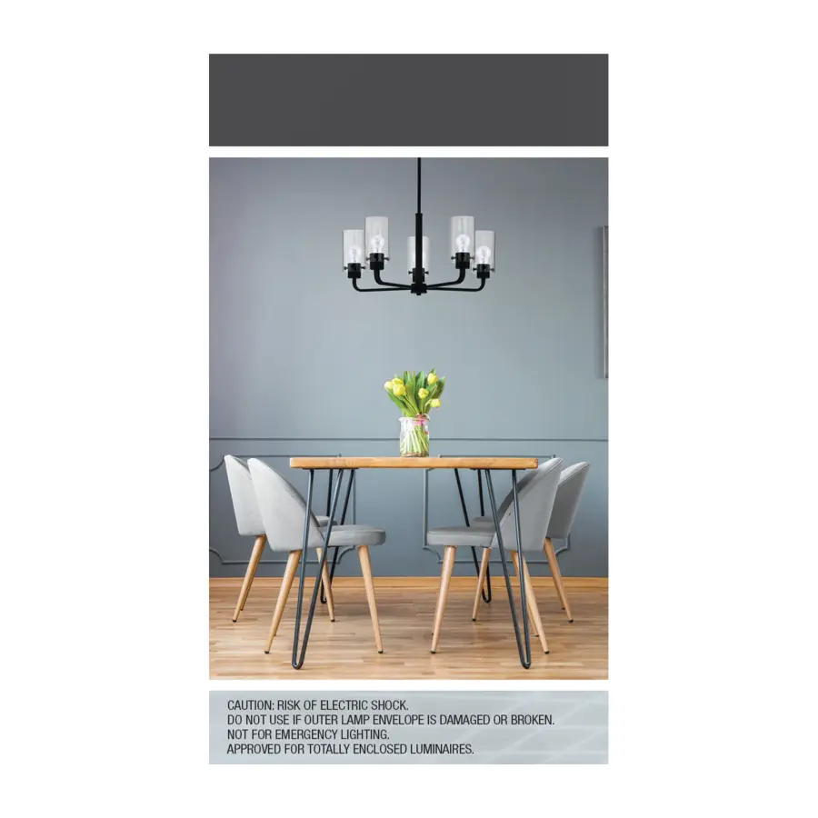 4 Watt A15 LED - Reminiscent - Flex Gray Coil Filament - E26 - 2700K - 120 Volt - Image 9