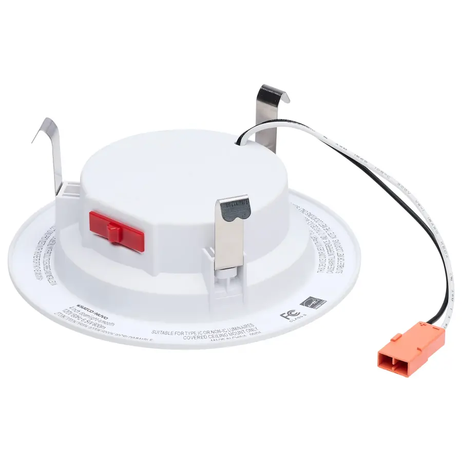 6 Watt LED Downlight Retrofit - 4 Inch - CCT Selectable - Round - White Finish - Image 2