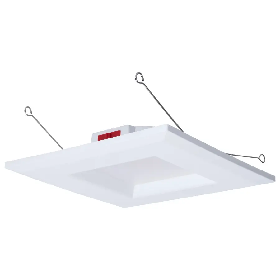 8 Watt LED Downlight Retrofit - 5-6 Inch - CCT Selectable - Square - White Finish - Image 4