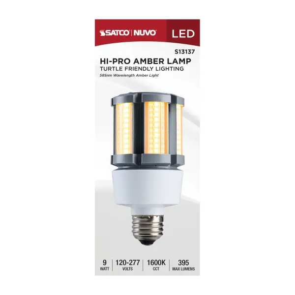 9 Watt - 1600K - Turtle Friendly 585Nm Amber Corncob - Image 8