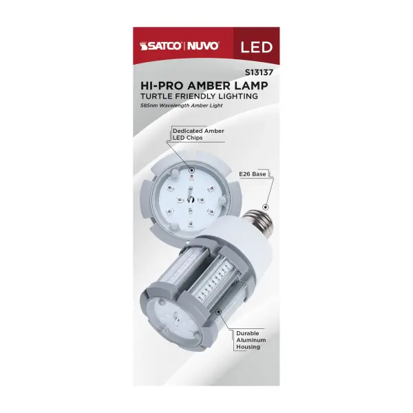 9 Watt - 1600K - Turtle Friendly 585Nm Amber Corncob - Image 9