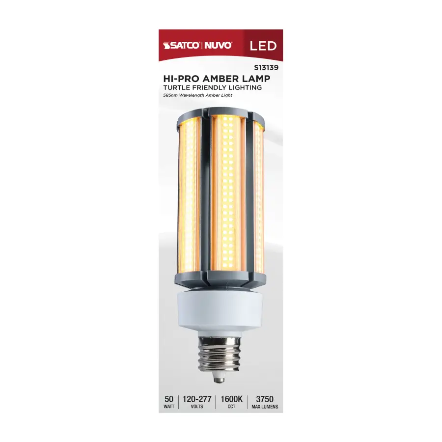50 Watt - 1600K - Turtle Friendly 585Nm Amber Corncob - Image 8