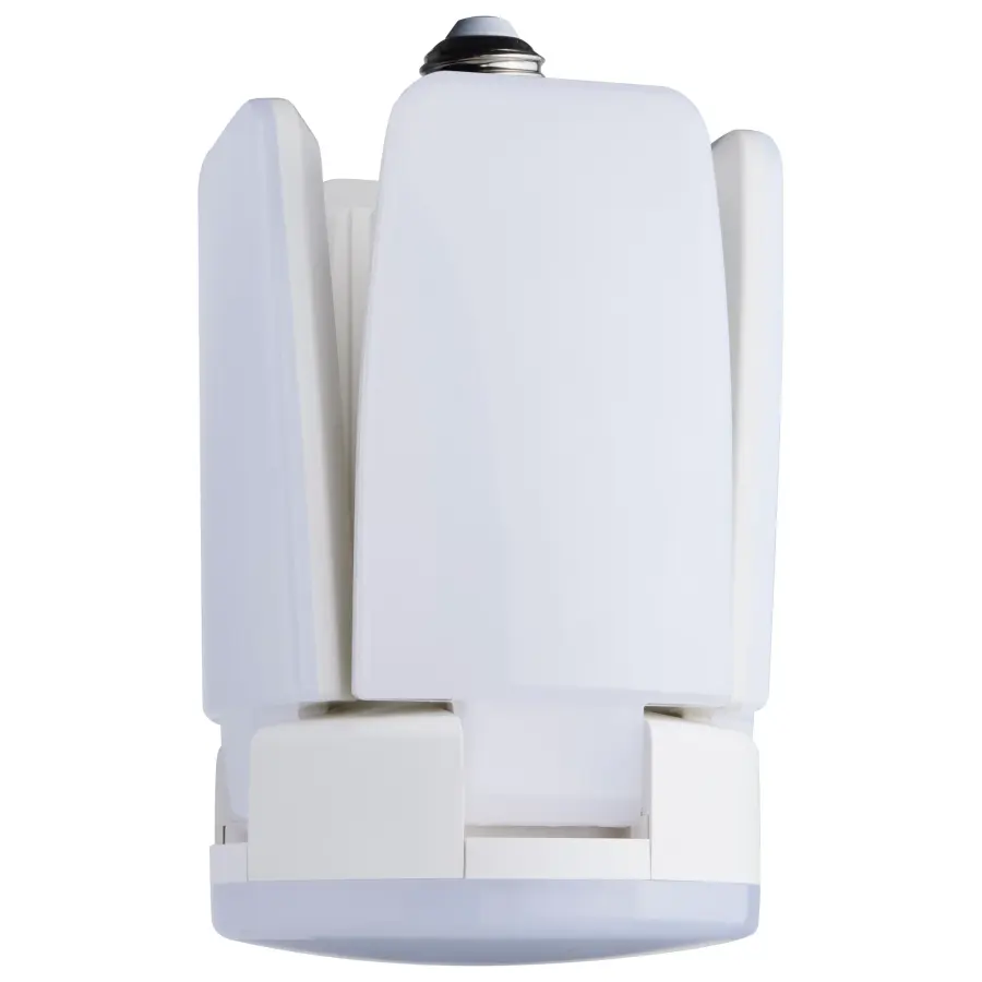 60 Watt LED Multi-Beam Utility/Garage Lamp - 5000K Natural Light - White Finish - 120 Volt - Image 12