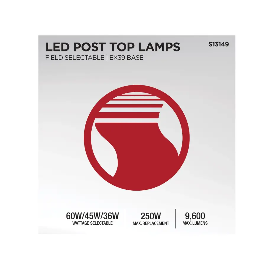 60/45/36 Watt LED HID Replacement - 3K/4K/5K CCT Selectable - Ballast Bypass - Extended Mogul Base - 120-277 Range Voltage - Image 15