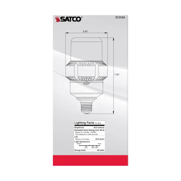 45 Watt - A-Plus 32 - LED - CCT Selectable and Wattage Selectable - Medium base - Type B - Ballast Bypass - ColorQuick Technology - PowerQuick Technology - Image 7