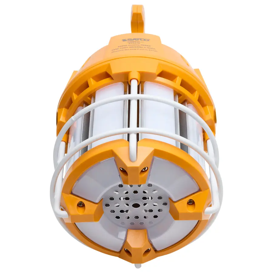 60 Watt LED Hi-Pro Temp Work Light - 5000K - Corncob Shape - 80 CRI - Orange Finish - Image 4