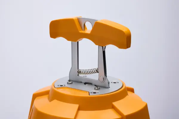 60 Watt LED Hi-Pro Temp Work Light - 5000K - Corncob Shape - 80 CRI - Orange Finish - Image 7