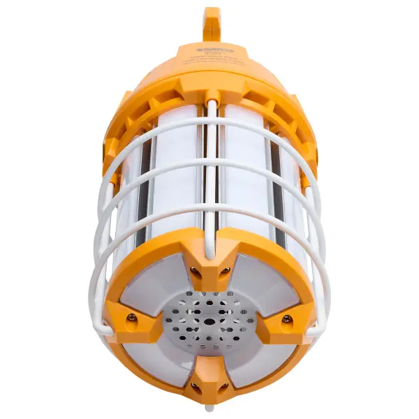 100 Watt LED Hi-Pro Temp Work Light - 5000K - Corncob Shape - 80 CRI - Orange Finish - Image 4
