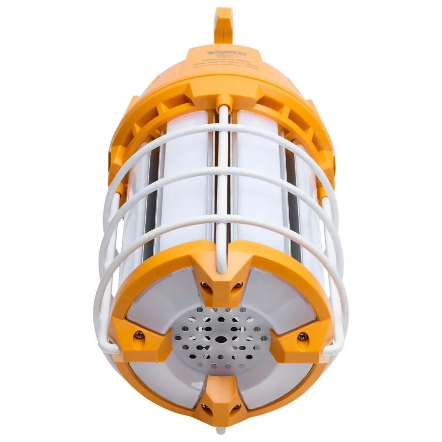 100 Watt LED Hi-Pro Temp Work Light - 5000K - Corncob Shape - 80 CRI - Orange Finish - Image 4