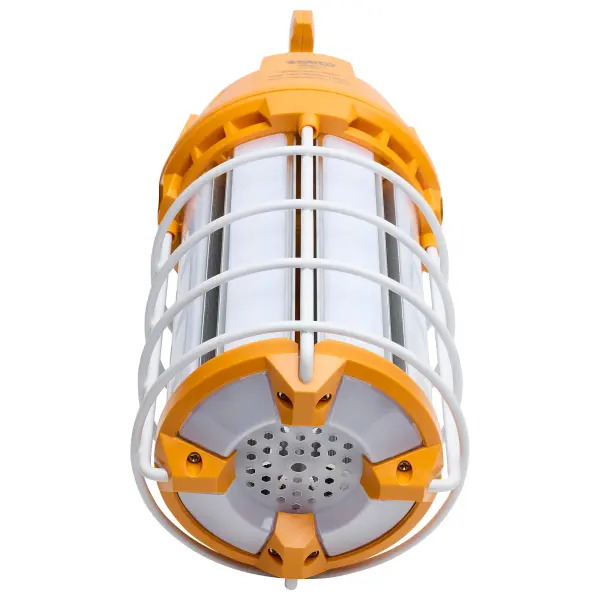 150 Watt LED Hi-Pro Temp Work Light - 5000K - Corncob Shape - 80 CRI - Orange Finish - Image 4