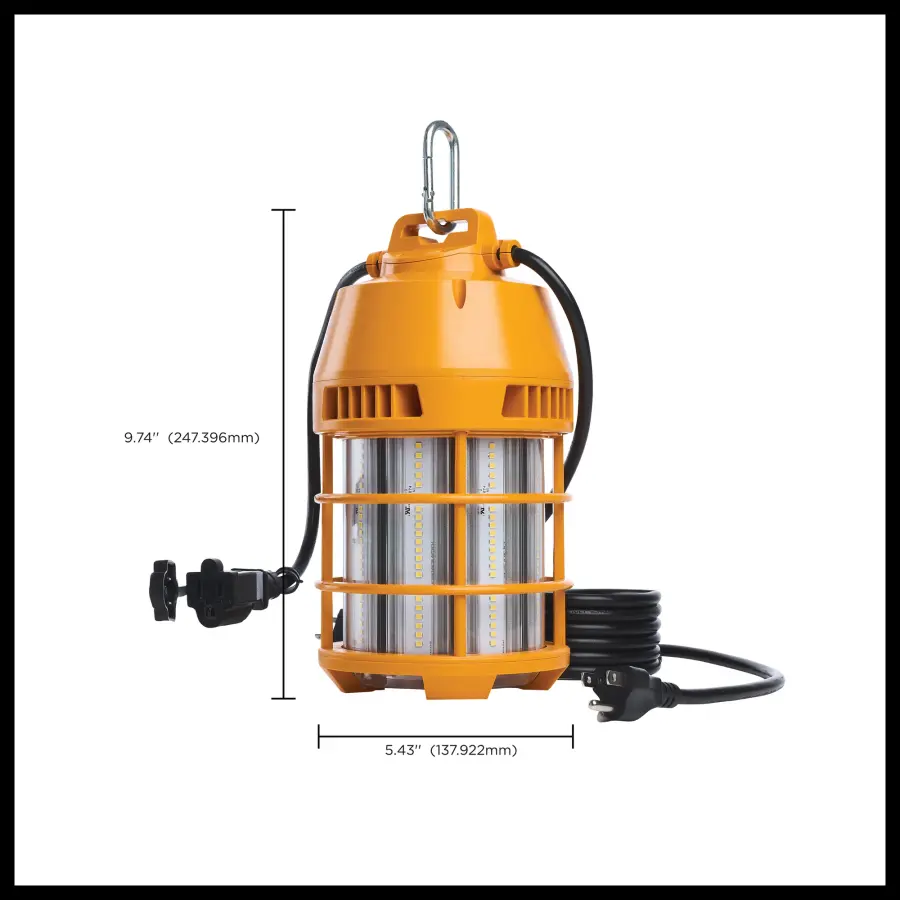 100 Watt LED Temporary Work Light - 5000K CCT - 120 Volt - Image 19