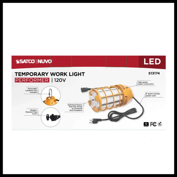 150 Watt LED Temporary Work Light - 5000K CCT - 120 Volt - Image 12