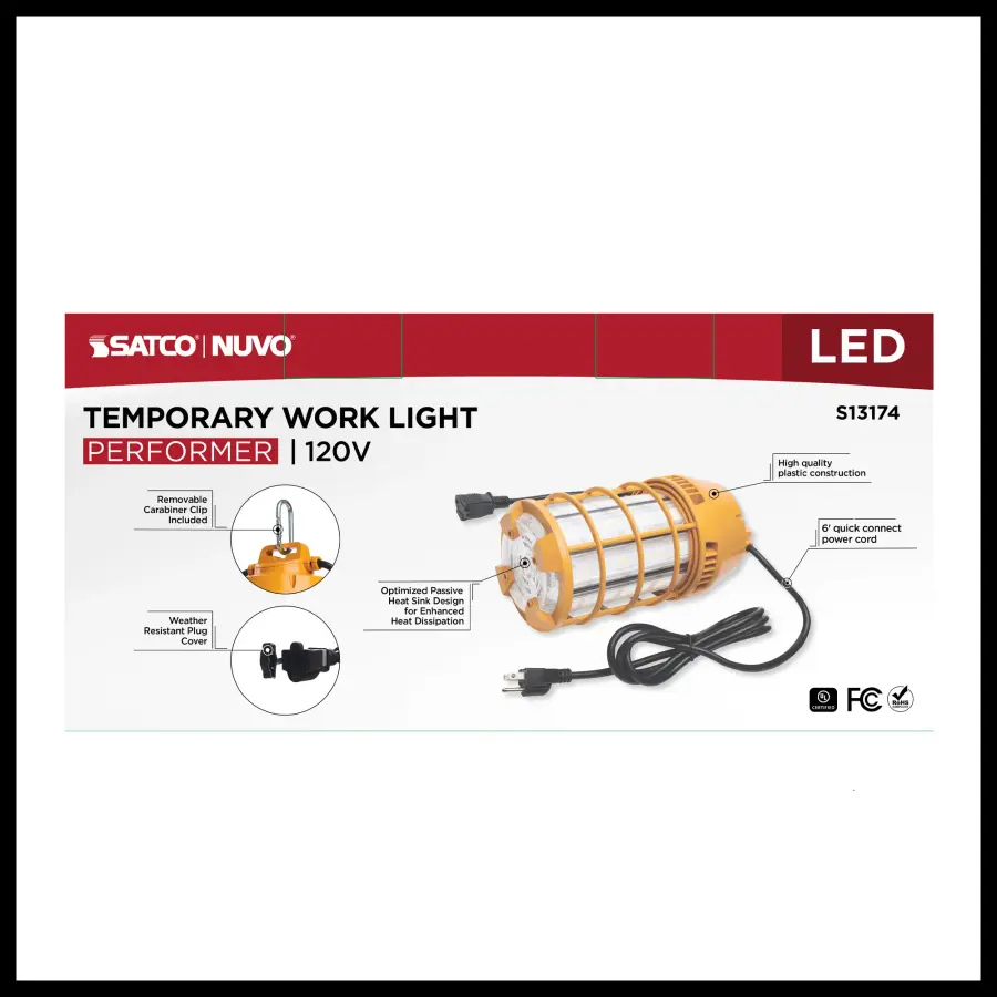 150 Watt LED Temporary Work Light - 5000K CCT - 120 Volt - Image 12