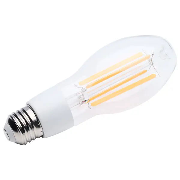 Easily upgrade dated HID lamps with energy saving LED bulbs. SATCO's long-lasting HID replacement lamps offer outstanding efficacy in applications where low-maintenance is the goal: streetlights, warehouses, retail, gymnasiums and more. With a variety of lamp shapes and bases available in clear filament or white finish, in color temperatures from warm white to natural light, these lamps will provide the quality light you need. - alternate view