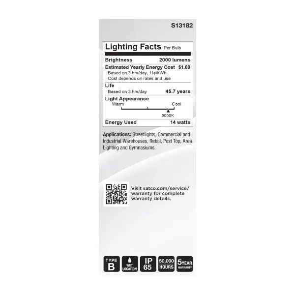 15 Watt LED HID Replacement - ED17 - 5000K - Medium Base - White - 120-277 Range Voltage - Image 6