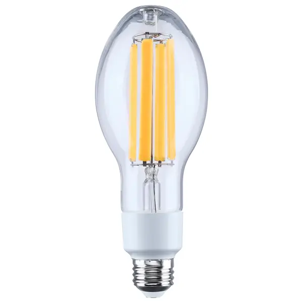 Easily upgrade dated HID lamps with energy saving LED bulbs. SATCO's long-lasting HID replacement lamps offer outstanding efficacy in applications where low-maintenance is the goal: streetlights, warehouses, retail, gymnasiums and more. With a variety of lamp shapes and bases available in clear filament or white finish, in color temperatures from warm white to natural light, these lamps will provide the quality light you need.