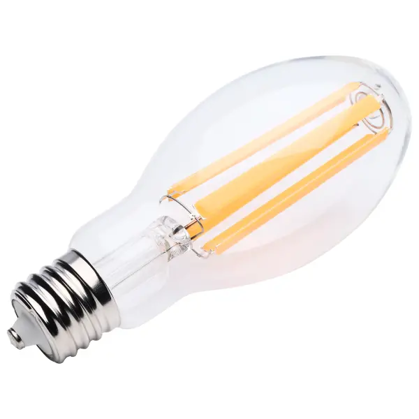 Easily upgrade dated HID lamps with energy saving LED bulbs. SATCO's long-lasting HID replacement lamps offer outstanding efficacy in applications where low-maintenance is the goal: streetlights, warehouses, retail, gymnasiums and more. With a variety of lamp shapes and bases available in clear filament or white finish, in color temperatures from warm white to natural light, these lamps will provide the quality light you need. - alternate view