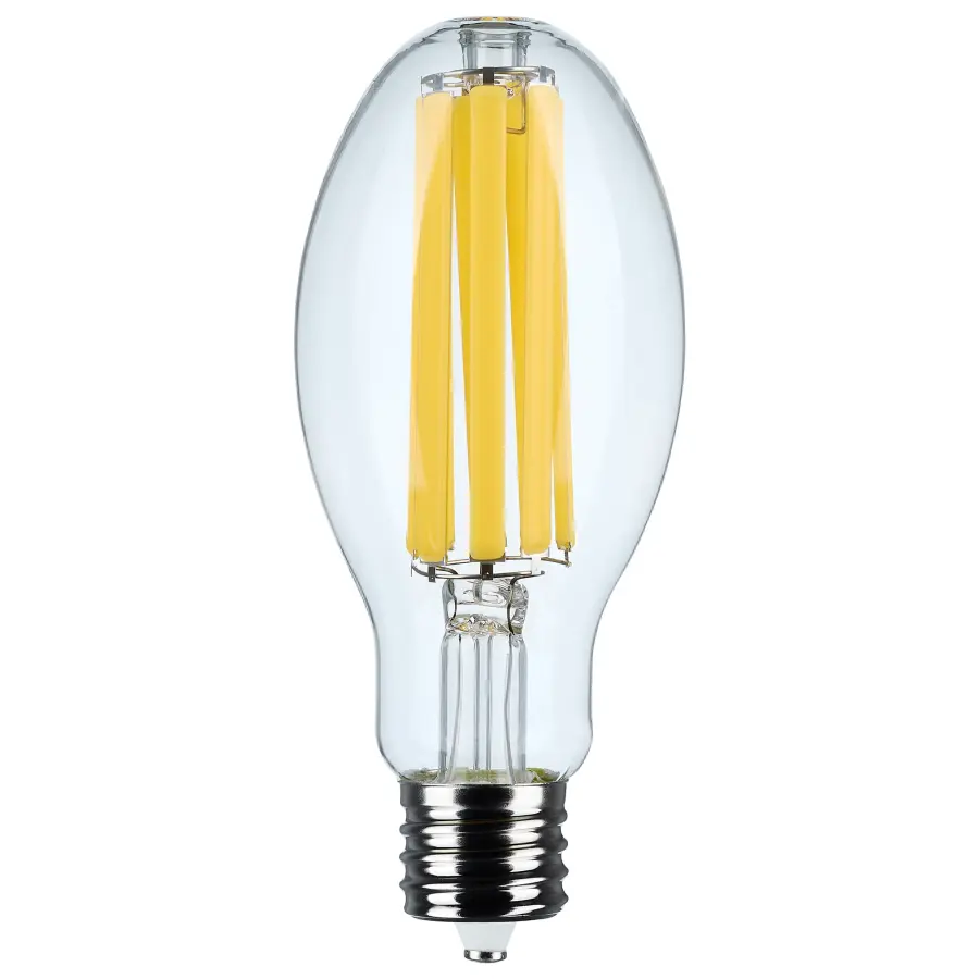 34 Watt LED HID Replacement - ED28 - 4000K - Extended Mogul Base - Clear - 120-277 Range Voltage - Image 1