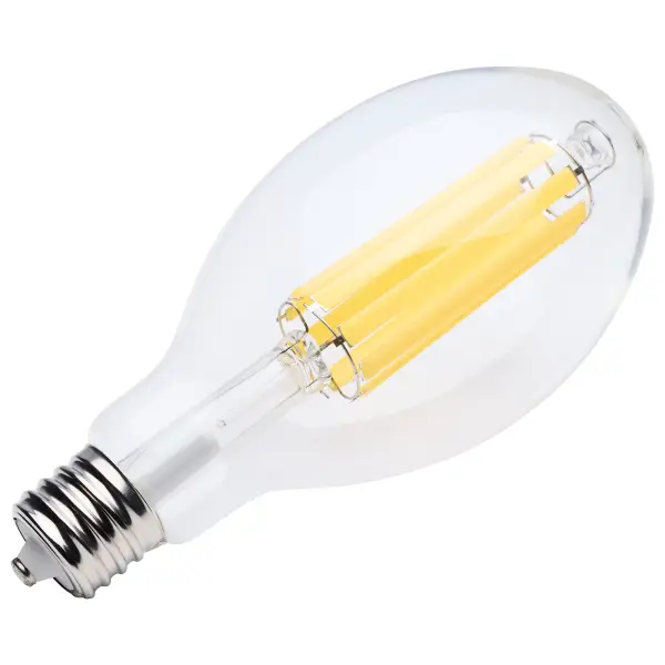 Easily upgrade dated HID lamps with energy saving LED bulbs. SATCO's long-lasting HID replacement lamps offer outstanding efficacy in applications where low-maintenance is the goal: streetlights, warehouses, retail, gymnasiums and more. With a variety of lamp shapes and bases available in clear filament or white finish, in color temperatures from warm white to natural light, these lamps will provide the quality light you need. - alternate view
