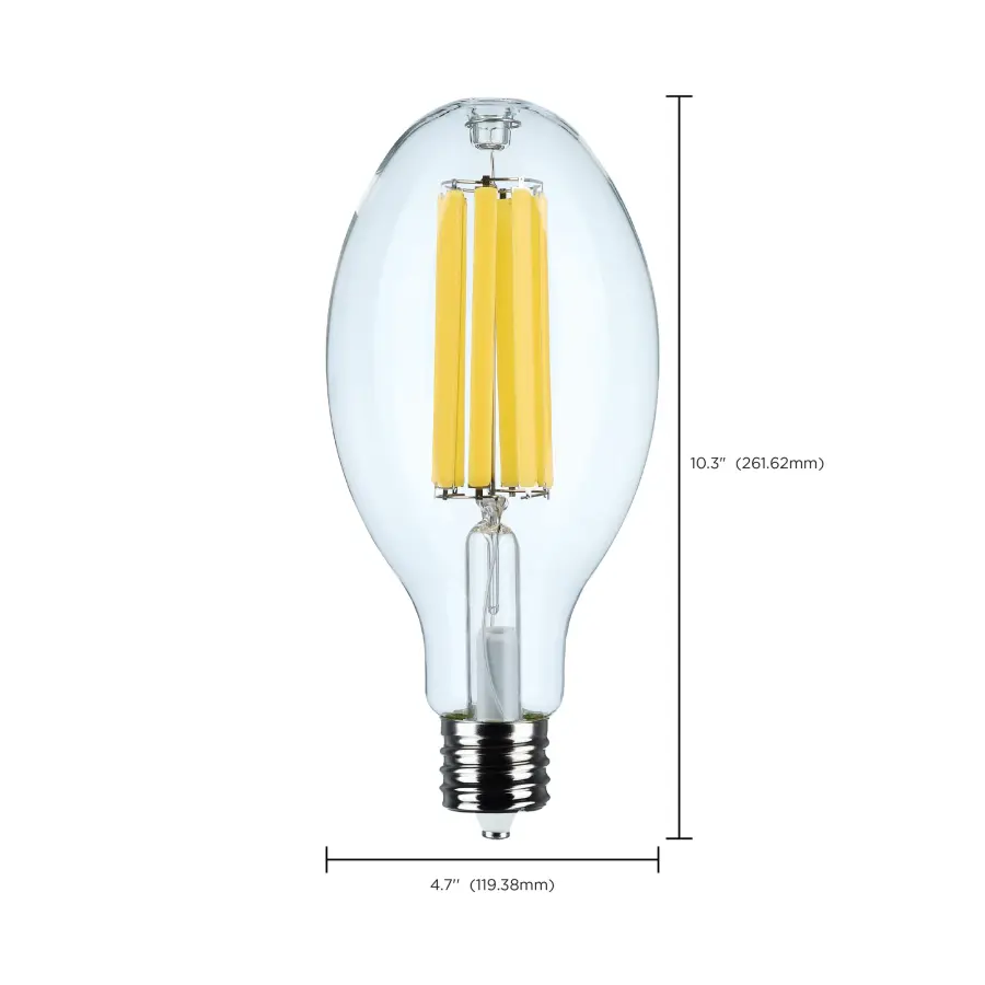 40 Watt LED HID Replacement - ED37 - 4000K - Extended Mogul Base - Clear - 120-277 Range Voltage - Image 9