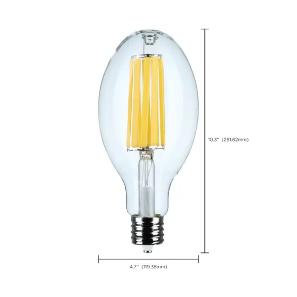 56 Watt LED HID Replacement - ED37 - 4000K - Extended Mogul Base - Clear - 120-277 Range Voltage - Image 9