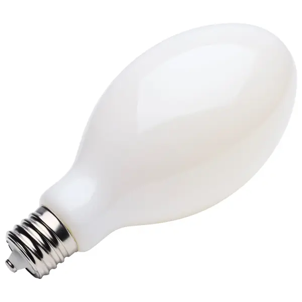 Easily upgrade dated HID lamps with energy saving LED bulbs. SATCO's long-lasting HID replacement lamps offer outstanding efficacy in applications where low-maintenance is the goal: streetlights, warehouses, retail, gymnasiums and more. With a variety of lamp shapes and bases available in clear filament or white finish, in color temperatures from warm white to natural light, these lamps will provide the quality light you need. - alternate view