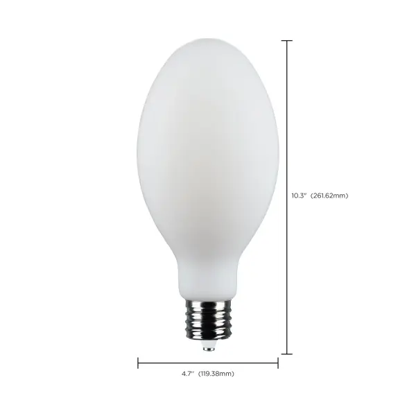 62 Watt LED HID Replacement - ED37 - 5000K - Extended Mogul Base - White - 120-277 Range Voltage - Image 9