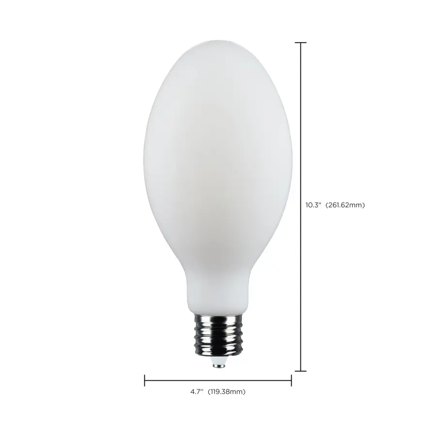 62 Watt LED HID Replacement - ED37 - 5000K - Extended Mogul Base - White - 120-277 Range Voltage - Image 9