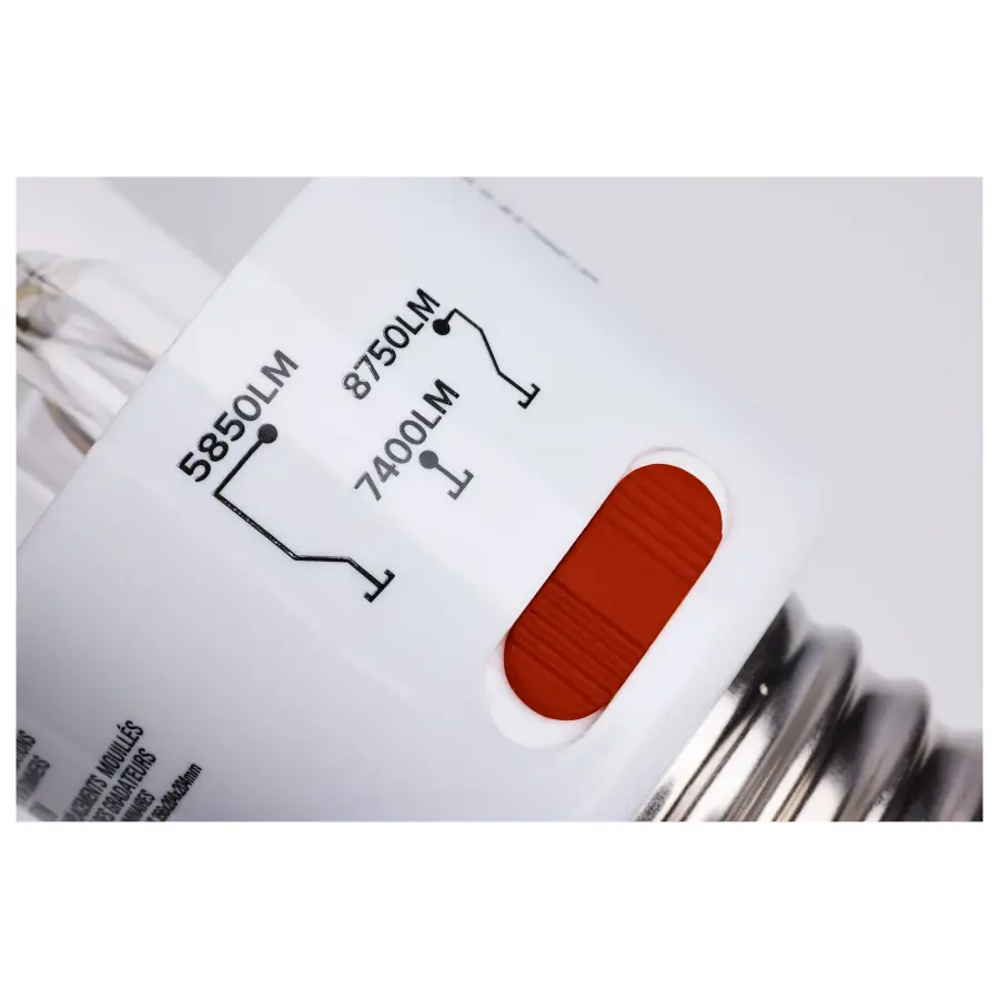 30/38/45 Wattage Selectable LED HID Replacement - ED28 - 5000K - Mogul Extended Base - Clear - 120-277 Range Voltage - Image 10