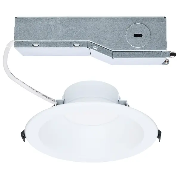 24/16/12 Wattage Selectable - 2700K/3000K/3500K/4000K/5000K CCT Selectable - Commercial LED Downlight - 6 in. - Remote Driver - 120-347 volt - Image 1