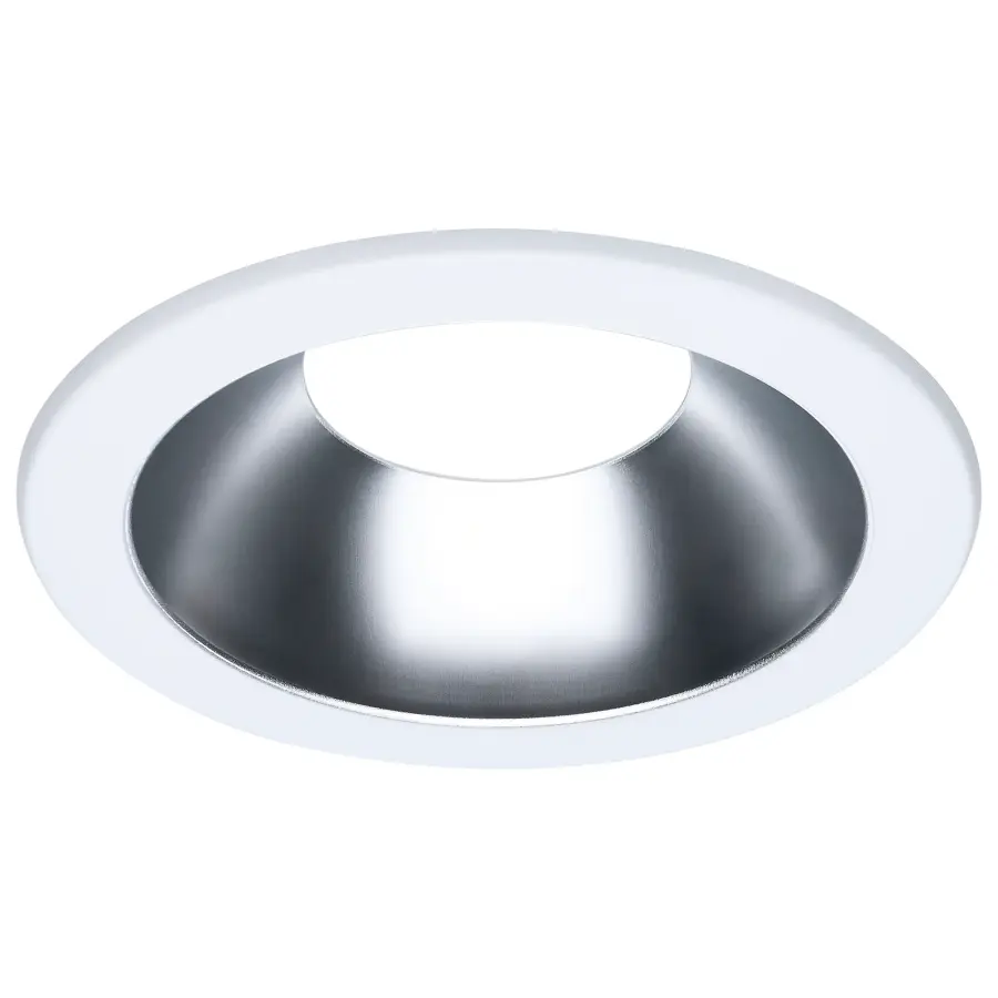 Round Trim for CDL Remote Driver - 6-inch - Matte Clear/White