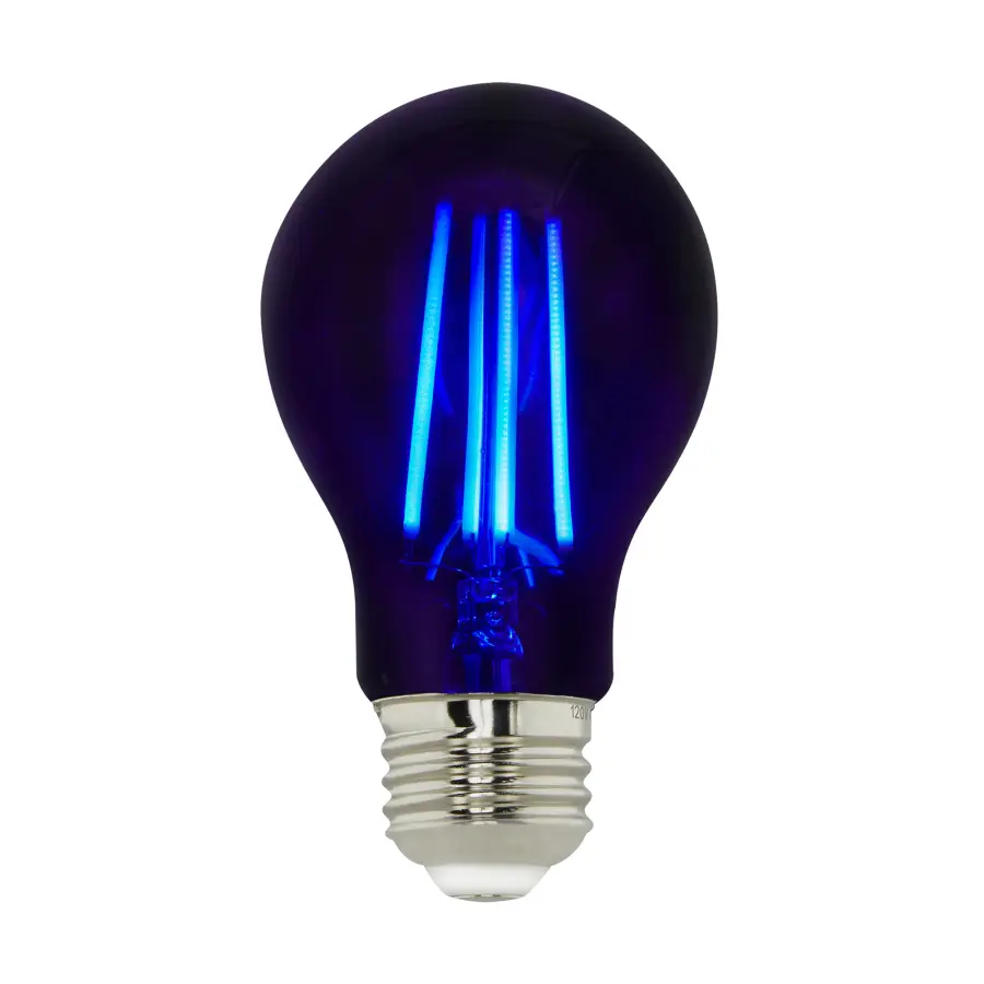 6.5 Watt - LED A19 - Black Light Bulb - Medium Base - 120 Volt - Image 1