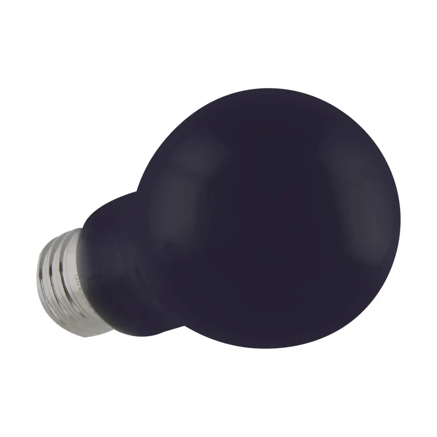 6.5 Watt - LED A19 - Black Light Bulb - Medium Base - 120 Volt - Image 2