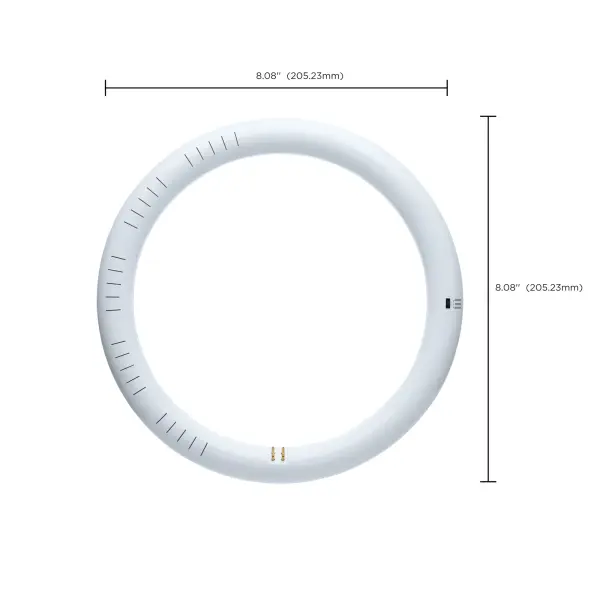 LED Circline - 11 Watt - T9 - 3000K/4000K/6500K CCT Selectable - G10q Base - 120-277 Volt - Image 10
