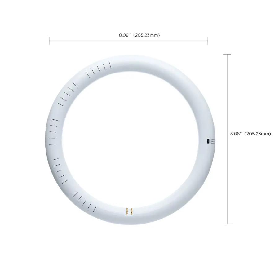 LED Circline - 11 Watt - T9 - 3000K/4000K/6500K CCT Selectable - G10q Base - 120-277 Volt - Image 10