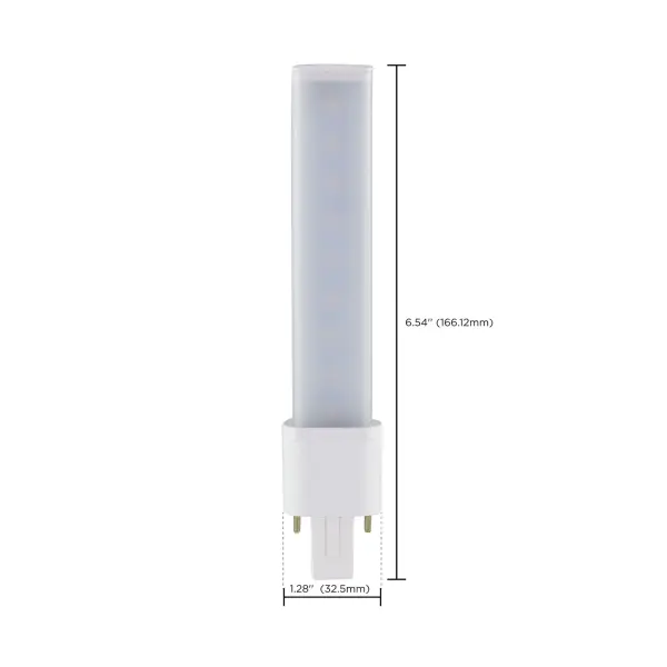 4.5 Watt LED PL 2-PIN - 3000K - 450 Lumens - G23 base - 50000 Average rated hours - 360 deg. Beam Angle - 120-277 Volt - Type B - Ballast Bypass - Image 11