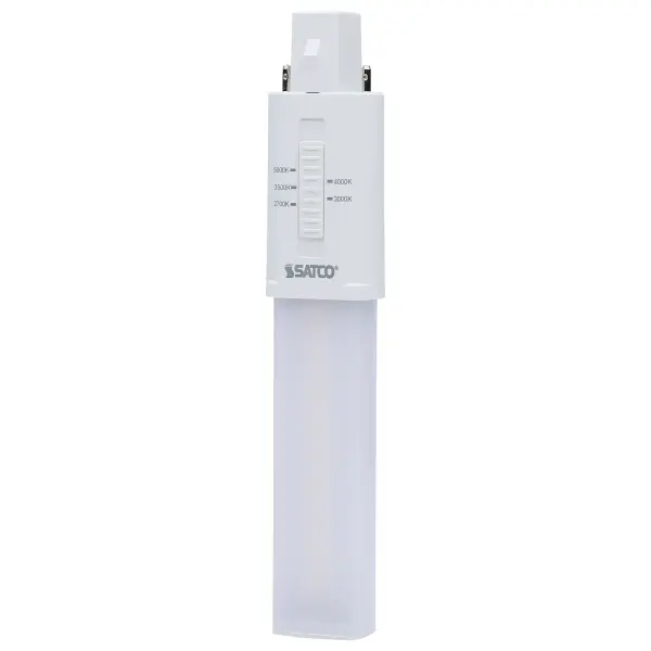 4.5 Watt LED PL 2-PIN - G23 Base - 27K/30K/35K/40K/50K CCT Selectable - 120-277 Volt - Type B - Ballast Bypass - Image 1