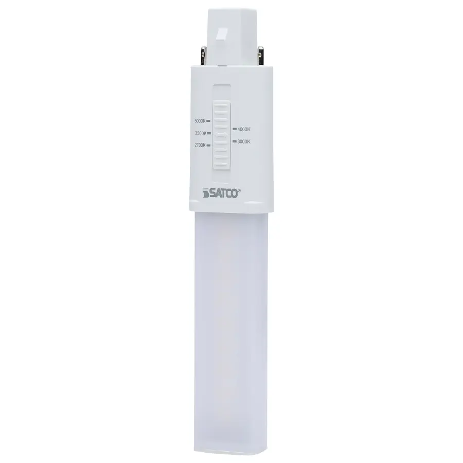 4.5 Watt LED PL 2-PIN - G23 Base - 27K/30K/35K/40K/50K CCT Selectable - 120-277 Volt - Type B - Ballast Bypass - Image 1