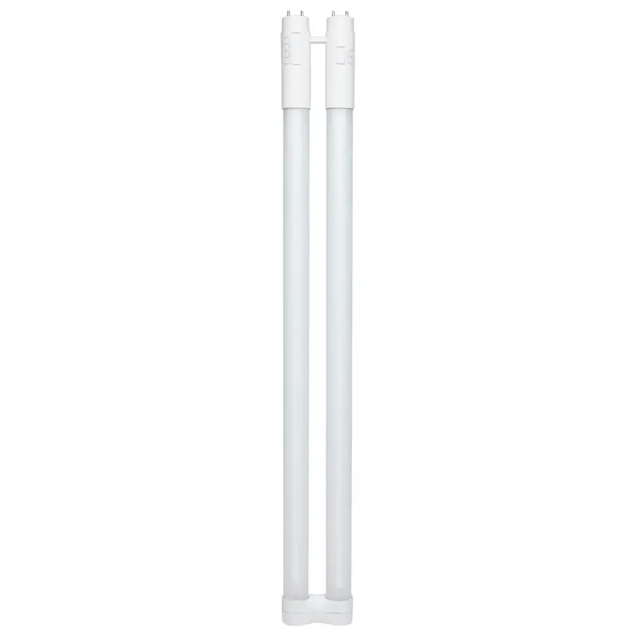 11.5/13/15 Wattage Selectable T8 U-Bend LED - 30K/35K/40K/50K/65K CCT Selectable - 1-Inch - Frost Finish - 120-277 Range Voltage - Image 1